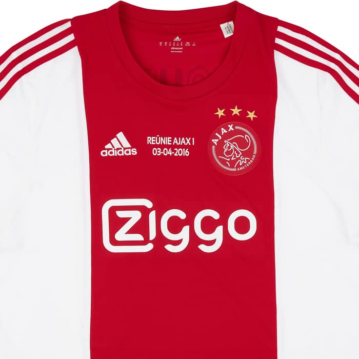 2015-16 Ajax Player Issue 'Reunie' Home Shirt Ooijer 2010 - 10/10 - XL