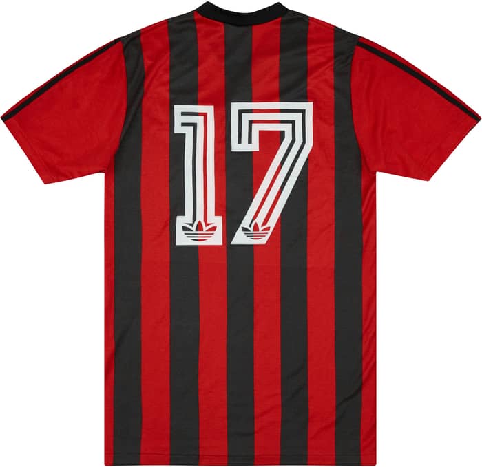 1986-87 Neuchatel Xamax Match Worn UEFA Cup Home Shirt #17 (Zaugg) v Lyngby