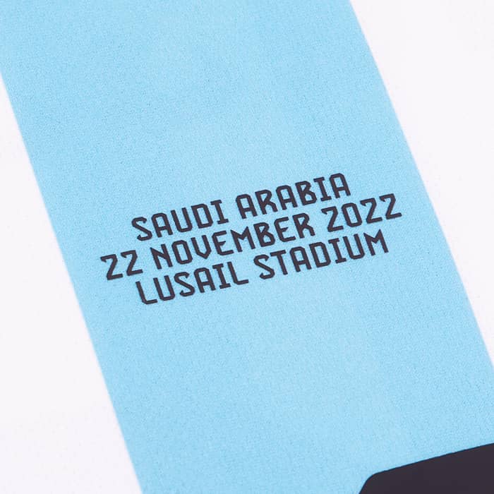 2022-23 Argentina Home 'vs Saudi Arabia' Shirt Messi #10