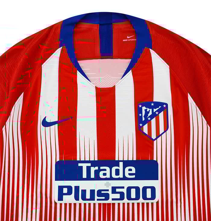 2018-19 Atletico Madrid Player Issue Home L/S Shirt
