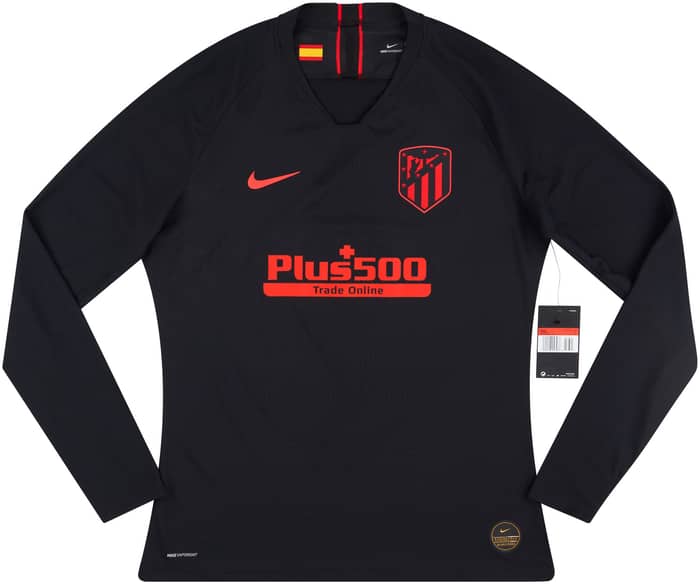 2019-20 Atletico Madrid Player Issue Vaporknit Away L/S Shirt