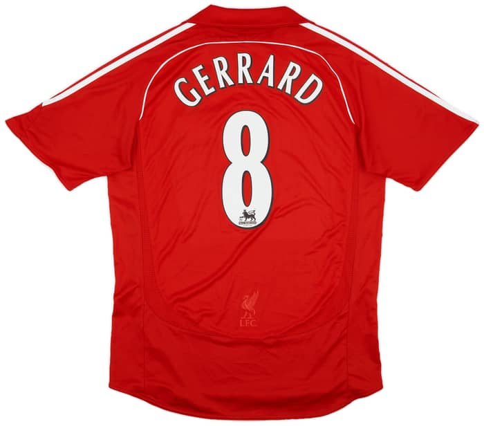 2006-08 Liverpool Home Shirt Gerrard #8 - 5/10 - (M)