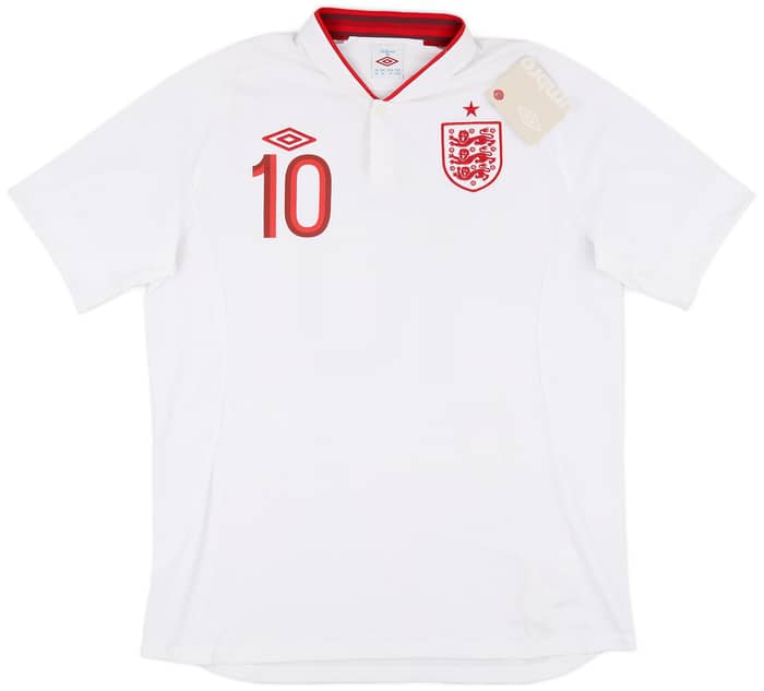 2012-13 England Home Shirt Rooney #10 (XL)