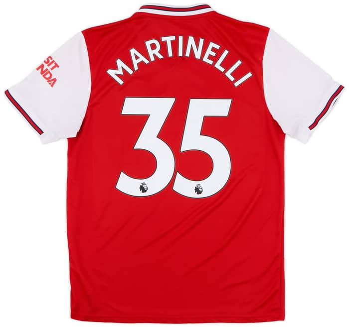 2019-20 Arsenal Home Shirt Martinelli #35 - 9/10 - (M)