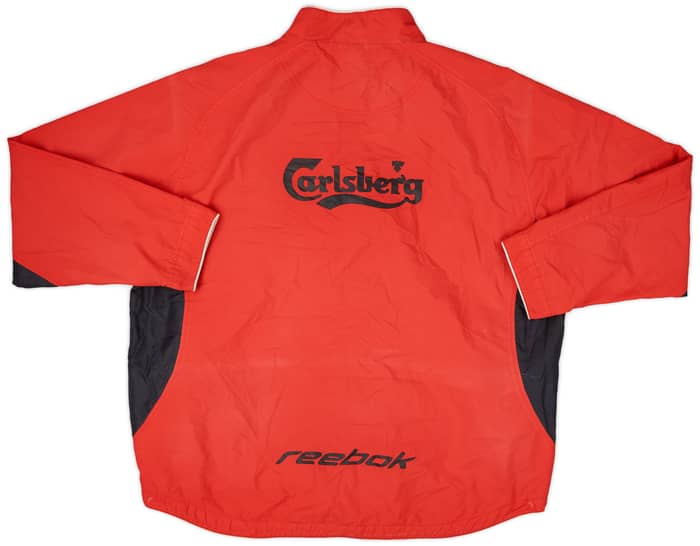 2003-04 Liverpool Reebok 1/4 Zip Rain Jacket - 5/10 - (XL)