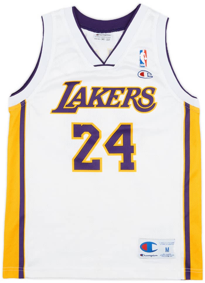 2006-10 LA Lakers Bryant #24 Champion Alternate Jersey - 7/10 - (M.Boys)