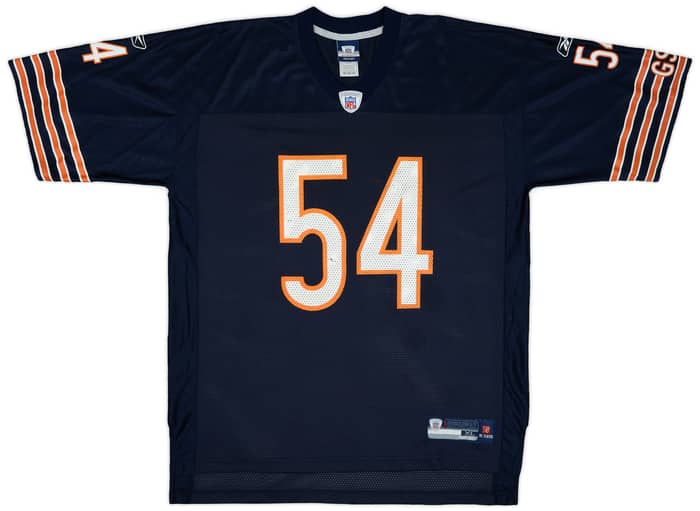 2007 Chicago Bears Urlacher #54 Reebok On Field Home Jersey - 7/10 - (XL)