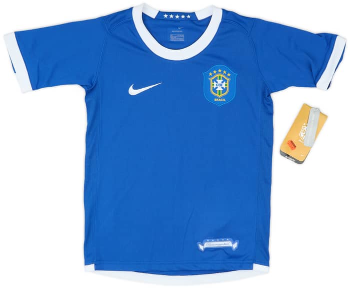 2006-07 Brazil Away Shirt (S.Boys)