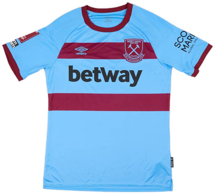 2020-21 West Ham Match Issue FA Cup Away Shirt Balbuena #4