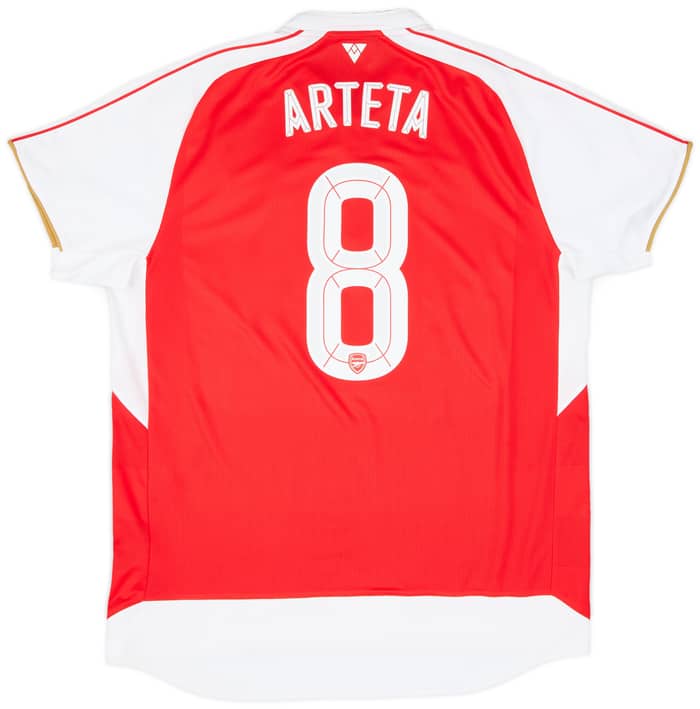 2015-16 Arsenal Home Shirt Arteta #8