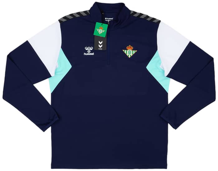 2023-24 Real Betis Hummel 1/4 Zip Training Top