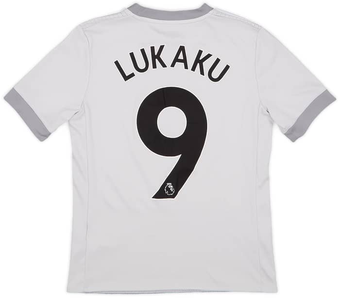 2017-18 Manchester United Third Shirt Lukaku #9 - 7/10 - (M.Boys)
