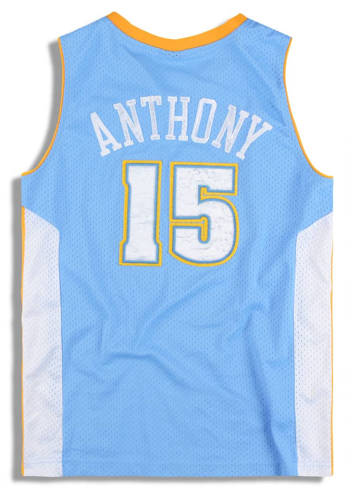 2003-04 Denver Nuggets Anthony #15 Nike Swingman Jersey (Away) Y
