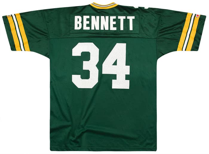 1997 Green Bay Packers Bennett #34 Champion Jersey (Home) XL