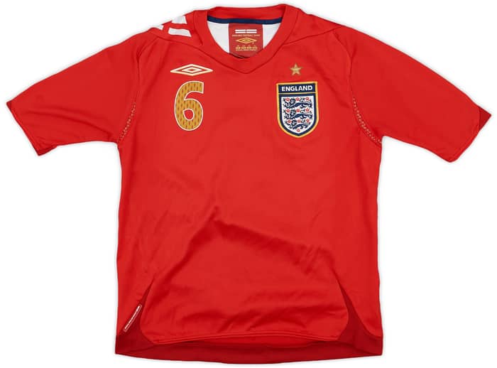 2006-08 England Away Shirt Terry #6 - 9/10 - (S.Boys)