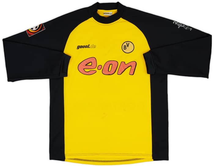2001-02 Dortmund Home L/S Shirt Evanilson #3 - 4/10 - (M)