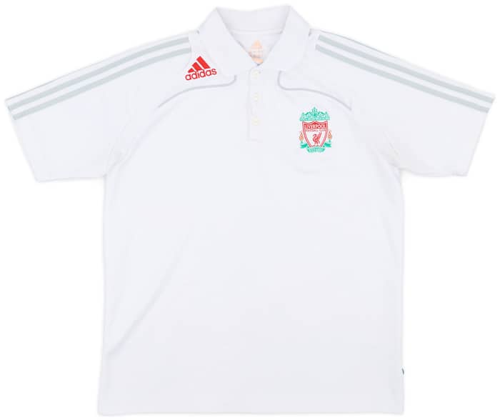 2008-09 Liverpool adidas Polo Shirt - 6/10 - (L)