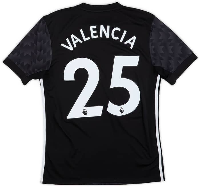 2017-18 Manchester United Away Shirt Valencia #25 - 8/10 - (S)