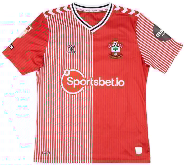 2023-24 Southampton Match Issue Home Shirt Kamaldeen #20