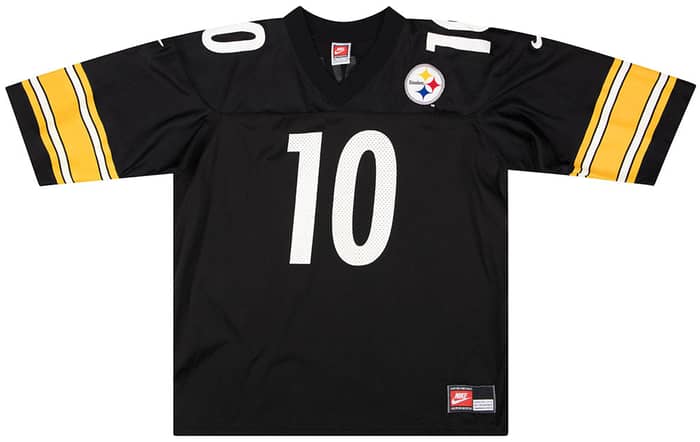 1997-00 Pittsburgh Steelers Stewart #10 Nike Jersey (Home) L