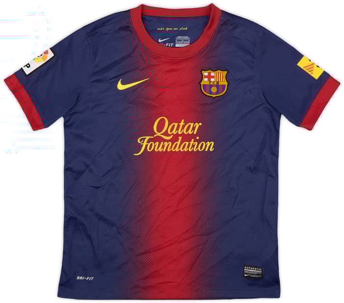 2012-13 Barcelona Home Shirt - 8/10 - (M.Boys)