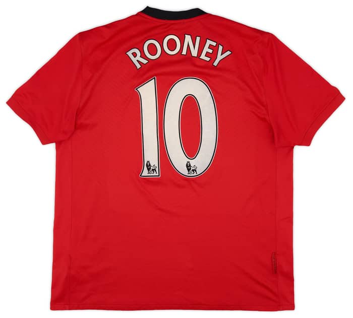 2009-10 Manchester United Home Shirt Rooney #10 - 5/10 - (XL)