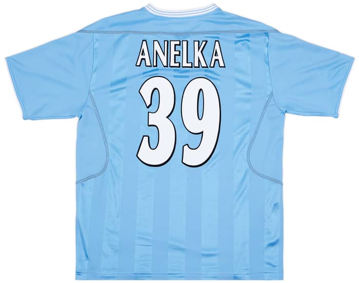 2003-04 Manchester City Home Shirt Anelka #39 - 9/10 - (L)