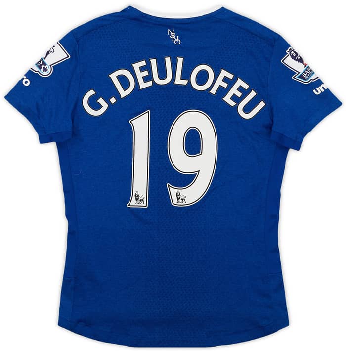 2015-16 Everton Home Shirt G. Deulofeu #19 - 8/10 - (S.Boys)