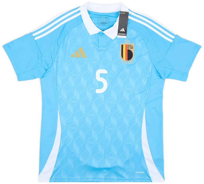 2024-25 Belgium Away Shirt Vertonghen #5