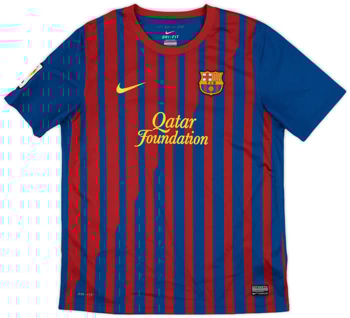 2011-12 Barcelona Home Shirt - 9/10 - (XL.Boys)