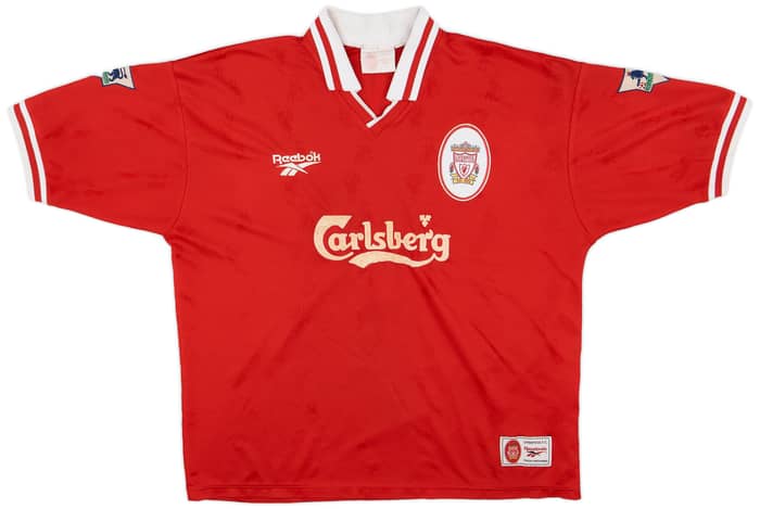 1996-98 Liverpool Home Shirt Fowler #9 - 7/10 - (XXL)