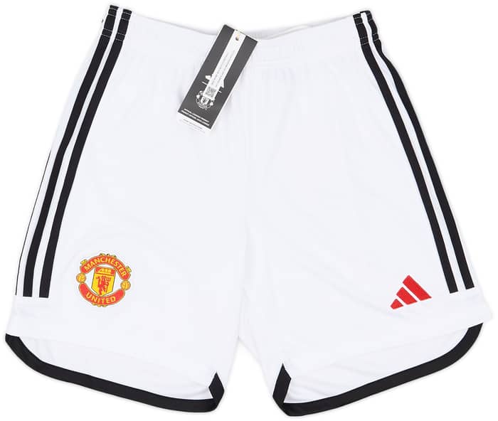 2023-24 Manchester United Home Shorts (KIDS)