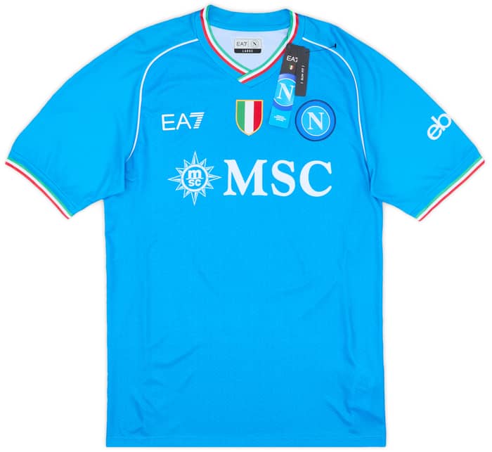 2023-24 Napoli Home Shirt Kvaratskhelia #77