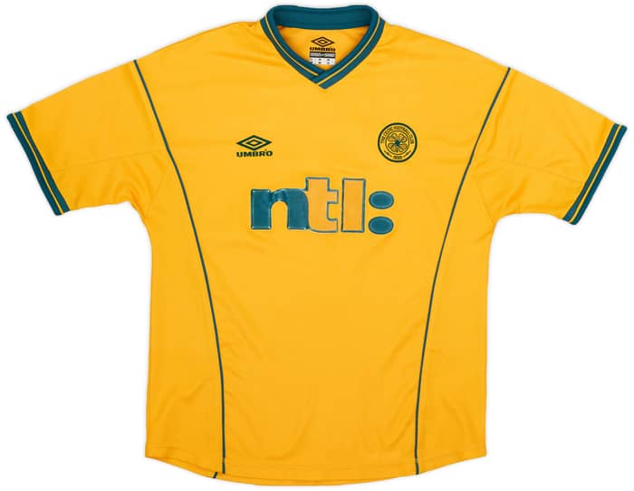 2000-02 Celtic Away Shirt Larsson #7 - 6/10 - (M)