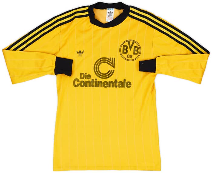 1989-90 Borussia Dortmund Home L/S Shirt #11 - 8/10 - (S)