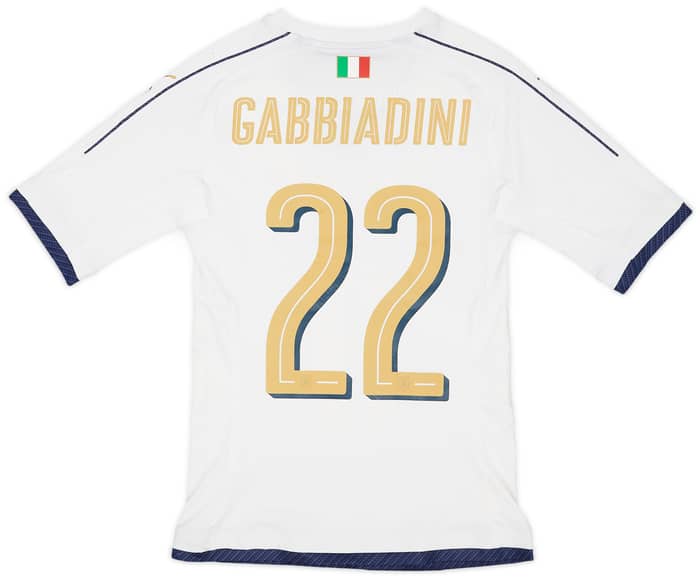 2016-17 Italy Tribute Player Issue Away Shirt Gabbiadini #22 - 8/10 - (M)