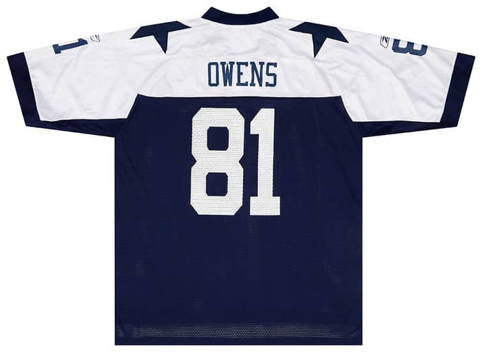 2006 Dallas Cowboys Owens #81 Reebok On Field Jersey (Alternate) XL