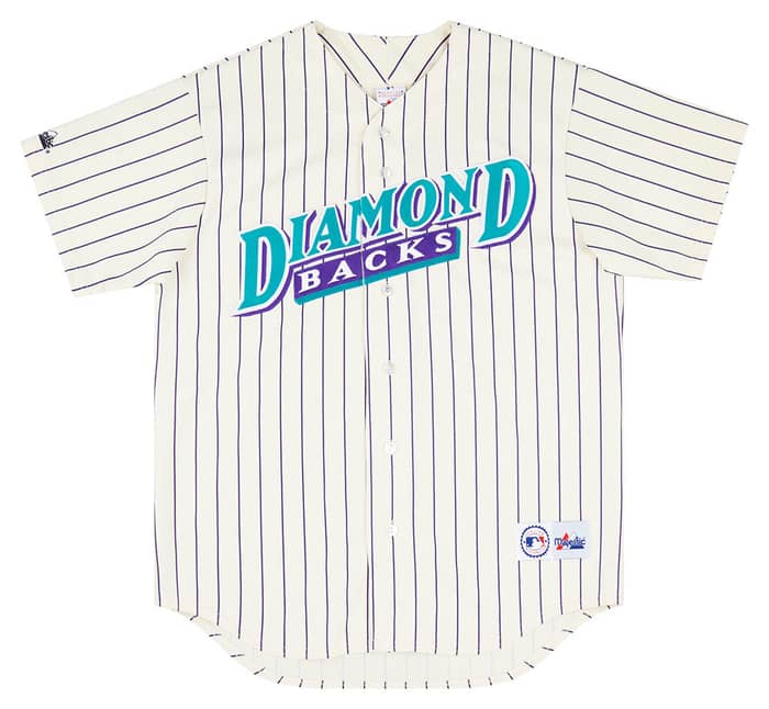 1998-00 Arizona Diamondbacks Majestic Jersey (Home) L