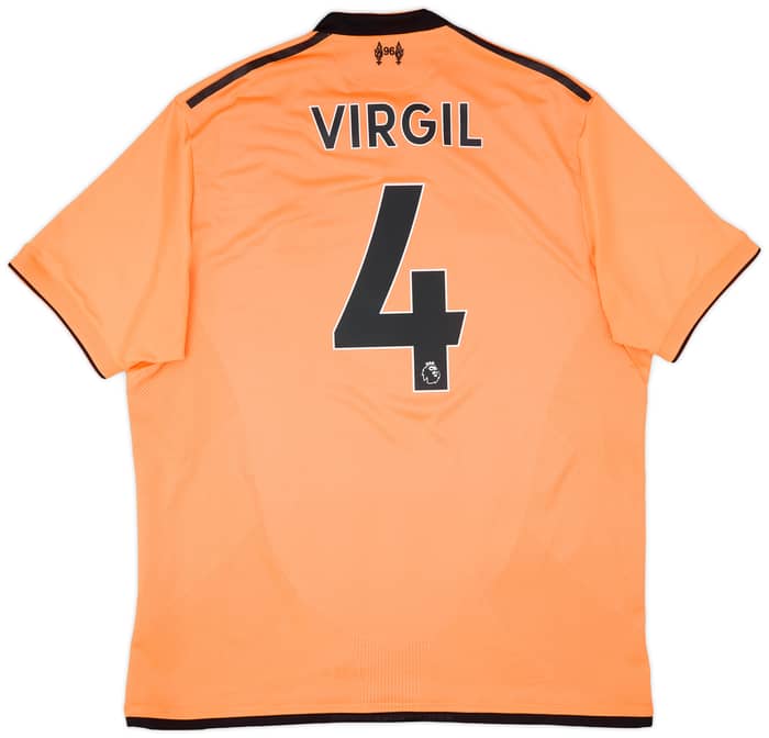 2017-18 Liverpool 125 Years Third Shirt Virgil #4 - 9/10 - (XL)