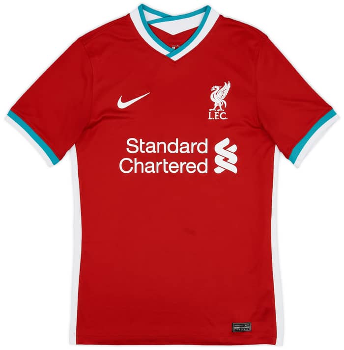 2020-21 Liverpool Home Shirt Virgil #4 - 8/10 - (S)