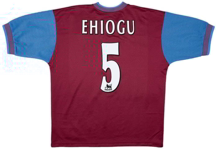 1997-98 Aston Villa Home Shirt Ehiogu #5 - 9/10 - (L)