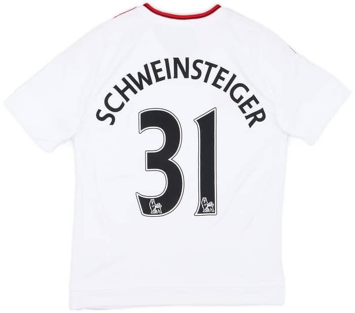 2015-16 Manchester United Away Shirt Schweinsteiger #31 - 9/10 - (L.Boys)