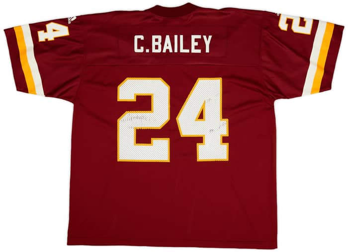 1999-00 Washington Redskins Bailey #24 adidas Jersey (Home) XL