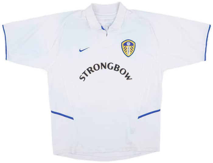 2002-03 Leeds United Home Shirt Radebe #5 - 6/10 - (XXL)