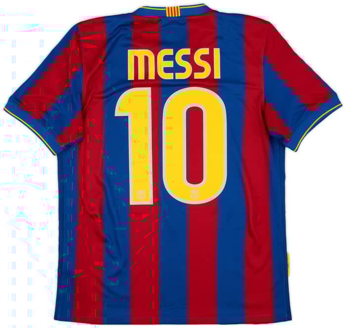 2009-10 Barcelona Home Shirt Messi #10 - 7/10 - (S)