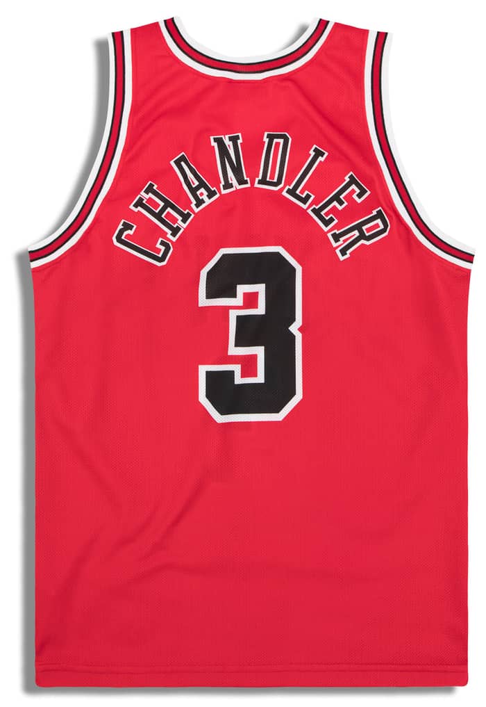 2001-06 Chicago Bulls Chandler #3 Champion Jersey (Away) Y