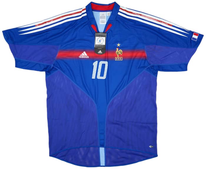 2004-06 France Home Shirt Zidane #10 (XL)