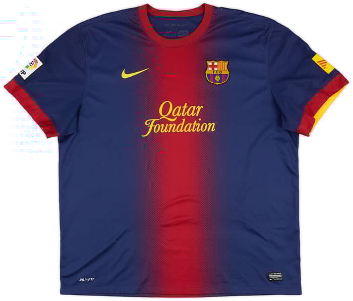 2012-13 Barcelona Home Shirt Messi #10 - 8/10 - (XL)