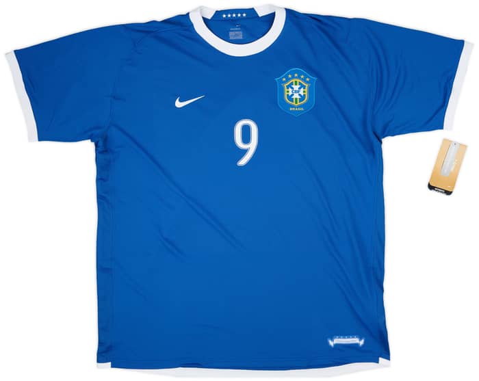 2006-07 Brazil Away Shirt Ronaldo #9 (XXL)
