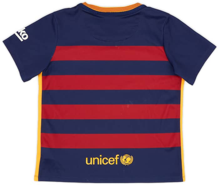2015-16 Barcelona Home Shirt - 6/10 - (S.Boys)
